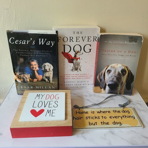 Cesar's Way/Inside of a Dog/ The Forever Dog/ 2  Plaques/Reflective Stic… - Picture 2 of 9